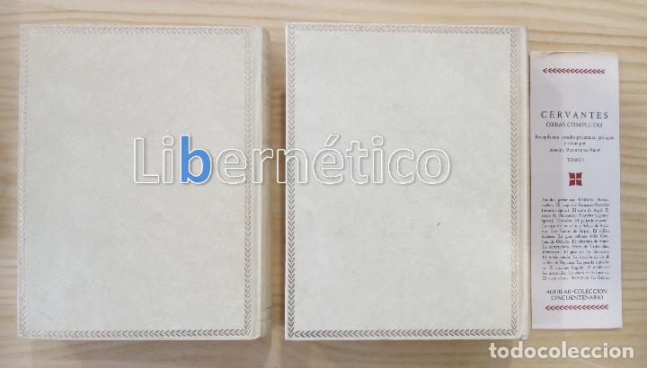 Libros de segunda mano: Obras completas. Miguel de Cervantes. Aguilar - Foto 3