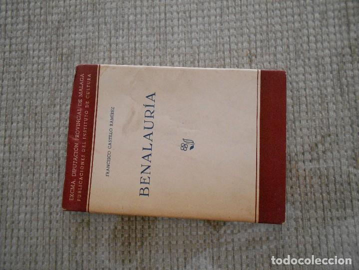 Libros de segunda mano: libro de benalauria de  francisco castillo - Foto 1