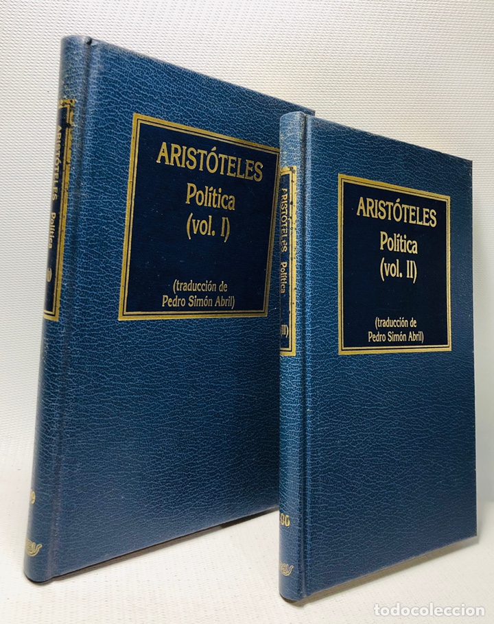 Libros de segunda mano: ARISTOTELES - POLITICA - - 2 VOLS. ED. ORBIS - Foto 1