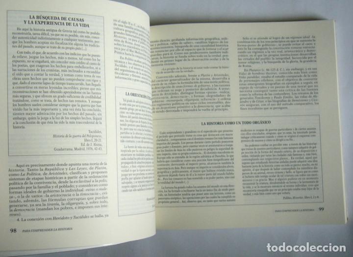 Libros de segunda mano: PARA COMPRENDER LA HISTORIA - JOSE SANCHEZ JIMENEZ - Foto 3