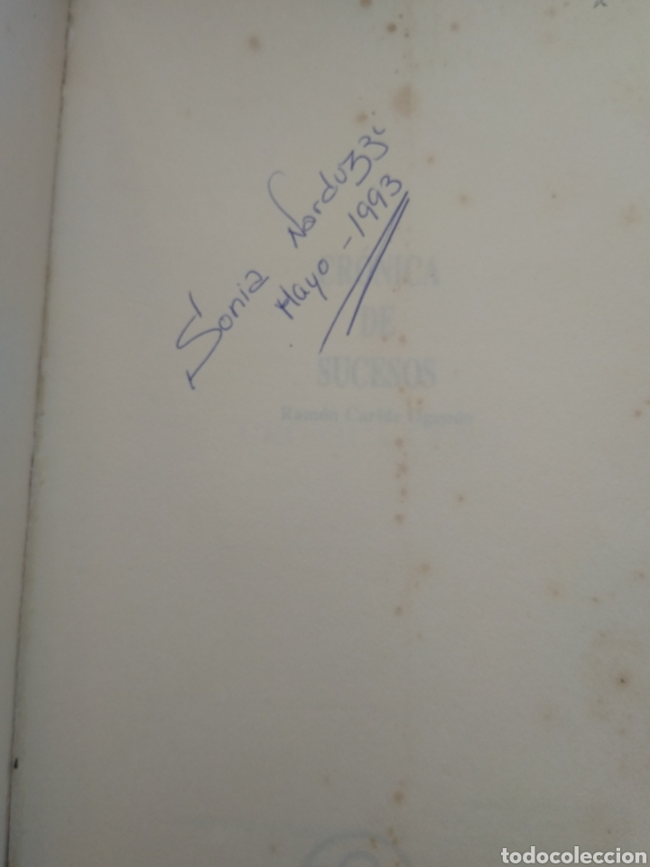 Libros de segunda mano: CR&Oacute;NICA DE SUCESOS/RAM&Oacute;N CARIDE OGANDO - Foto 2