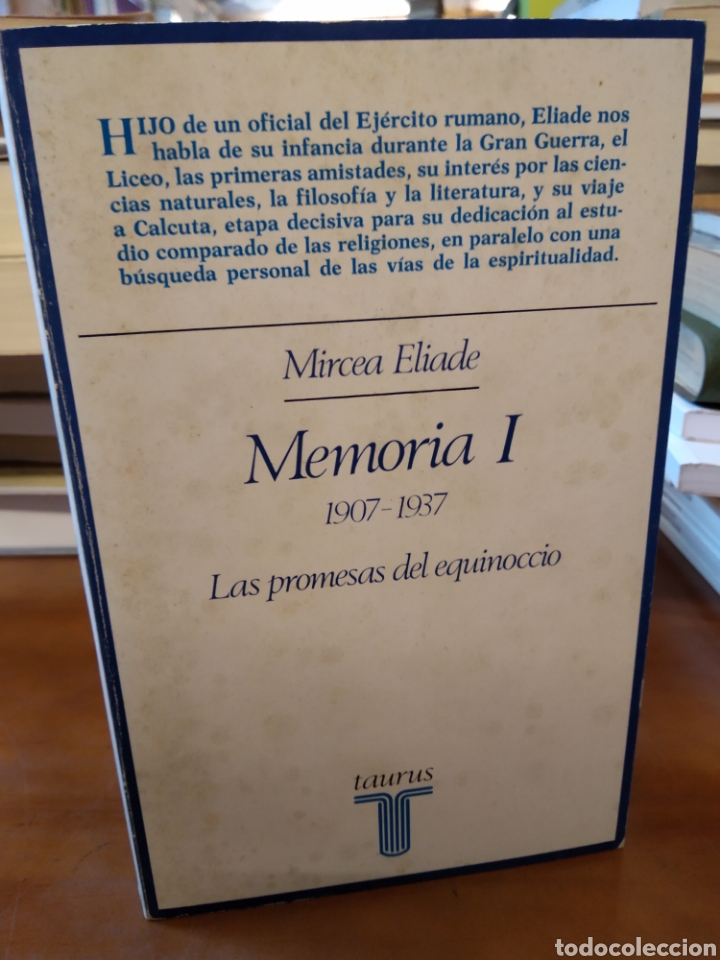Libros de segunda mano: MEMORIA I. MIRCEA ELIADE #0660 - Foto 1