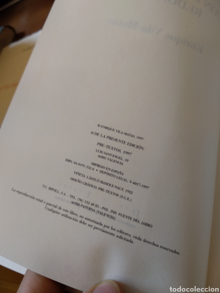Libros de segunda mano: PARA ACABAR CON LOS N&Uacute;MEROS REDONDOS. ENRIQUE VILA-MATAS #4714 - Foto 3