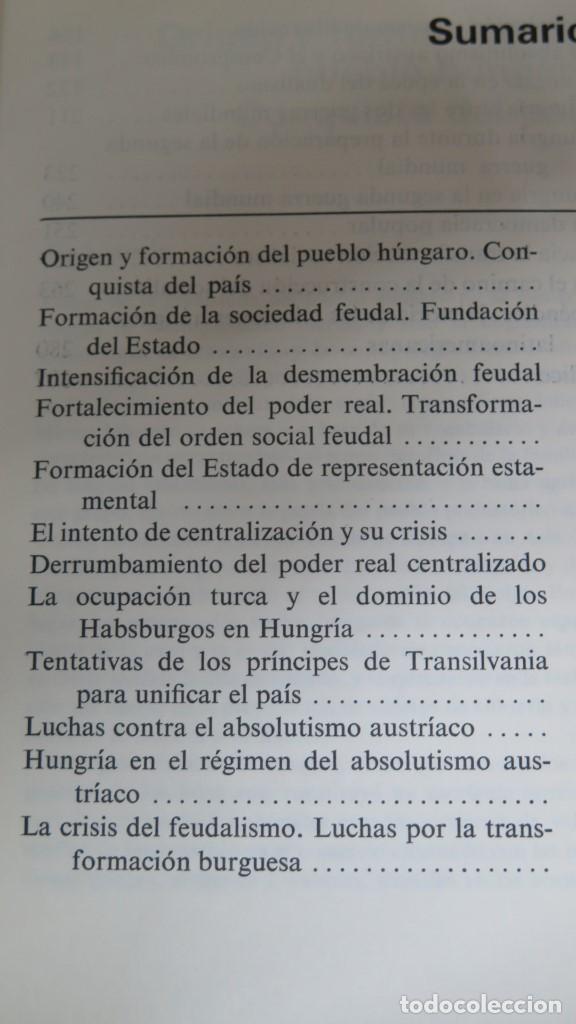 Libros de segunda mano: HISTORIA DE HUNGR&Iacute;A. ZOLTAN HAL&Aacute;SZ - Foto 2