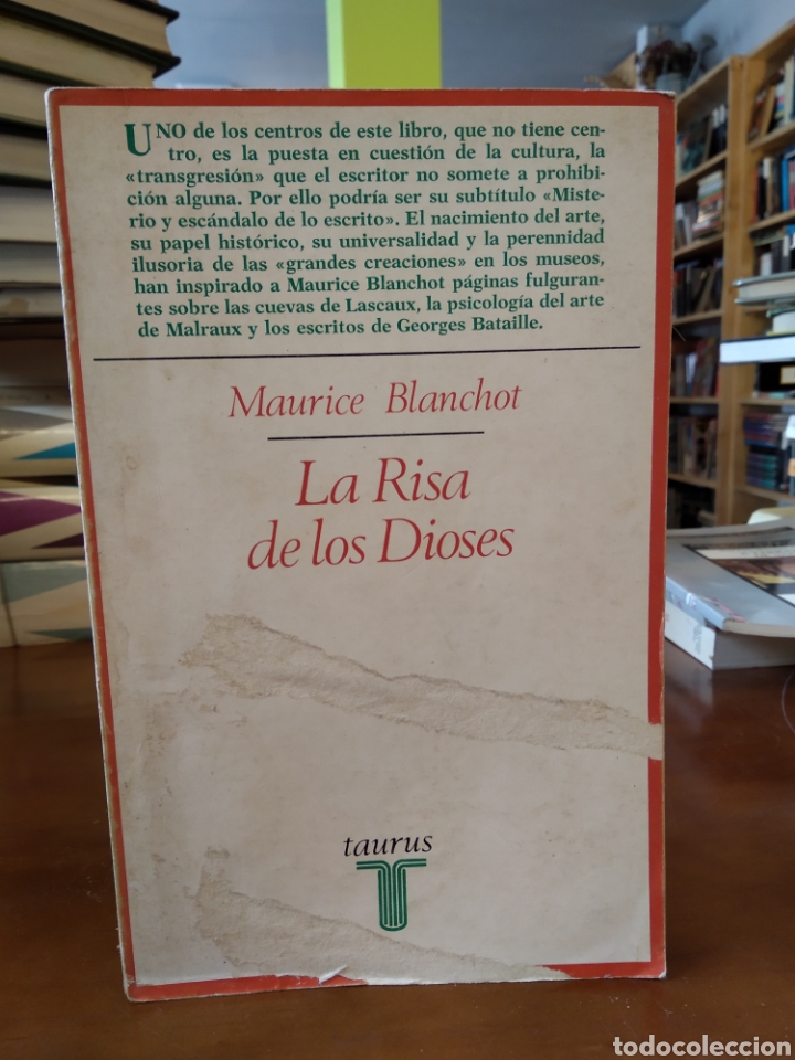 Libros de segunda mano: LA RISA DE LOS DIOSES. MAURICE BLANCHOT #2150 - Foto 1