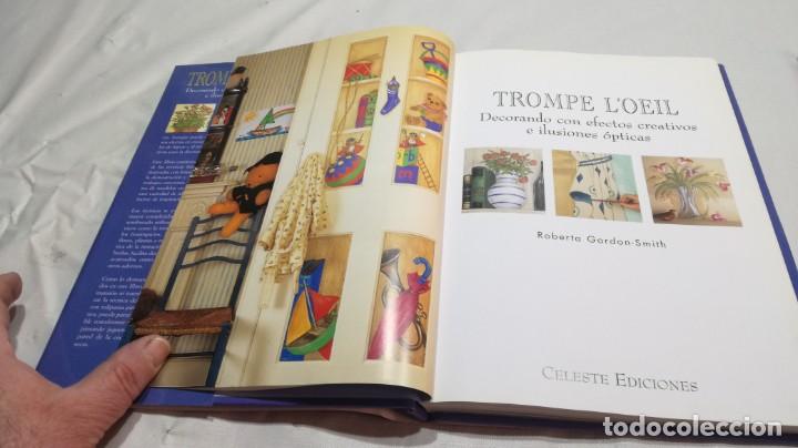 Libros de segunda mano: TROMPE LOEIL - DECORANDO CON EFECTOS CREATIVOS E ILUSIONES OPTICAS - Roberta Gordon-Smith - Foto 10