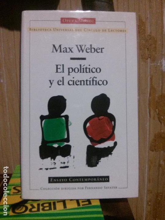 Libros de segunda mano: El pol&iacute;tico y el cient&iacute;fico, Max Weber, Ed. Opera Mundi - Foto 1