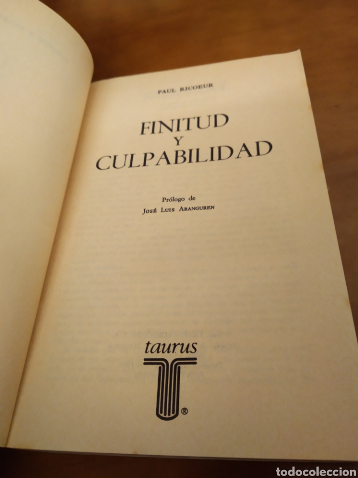 Libros de segunda mano: FINITUD Y CULPABILIDAD. PAUL RICOEUR #0116 - Foto 2