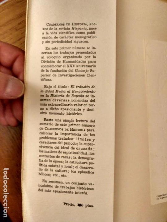 Libros de segunda mano: CUADERNOS DE HISTORIA 1 Y 2, INSTITUTO JER&Oacute;NIMO ZURITA C.S.IC. - Foto 2