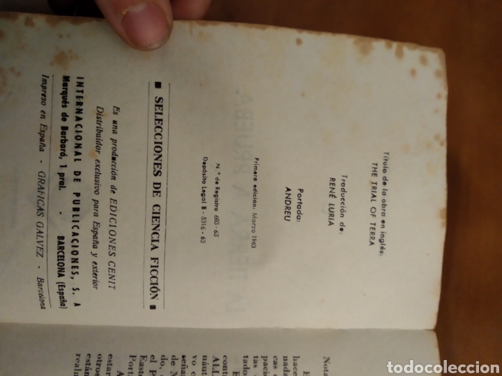 Libros de segunda mano: LA TIERRA A PRUEBA. JACK WILLIAMSON - Foto 3