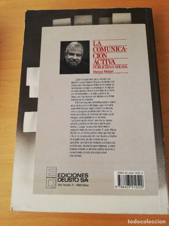 Libros de segunda mano: LA COMUNICACI&Oacute;N ACTIVA. PUBLICIDAD S&Oacute;LIDA (MAR&Ccedil;AL MOLIN&Eacute;) DEUSTO - Foto 6