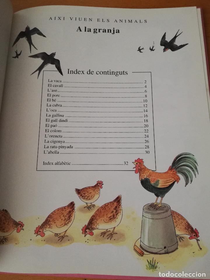 Libros de segunda mano: AIX&Iacute; VIUEN ELS ANIMALS A LA GRANJA (LIBERICA) - Foto 2