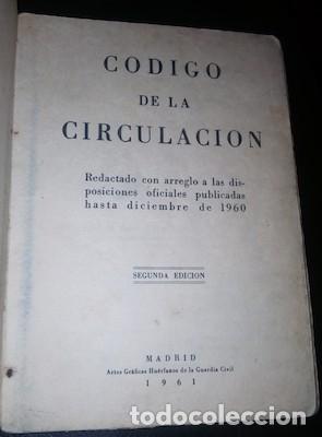 Libros de segunda mano: C&Oacute;DIGO DE CIRCULACI&Oacute;N DE 1961 - Foto 1