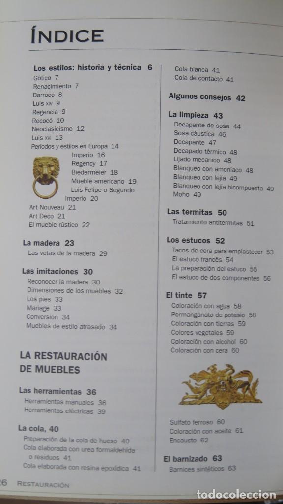 Libros de segunda mano: RESTAURACION DE MUEBLES. ADRIANA MARTENS - Foto 2