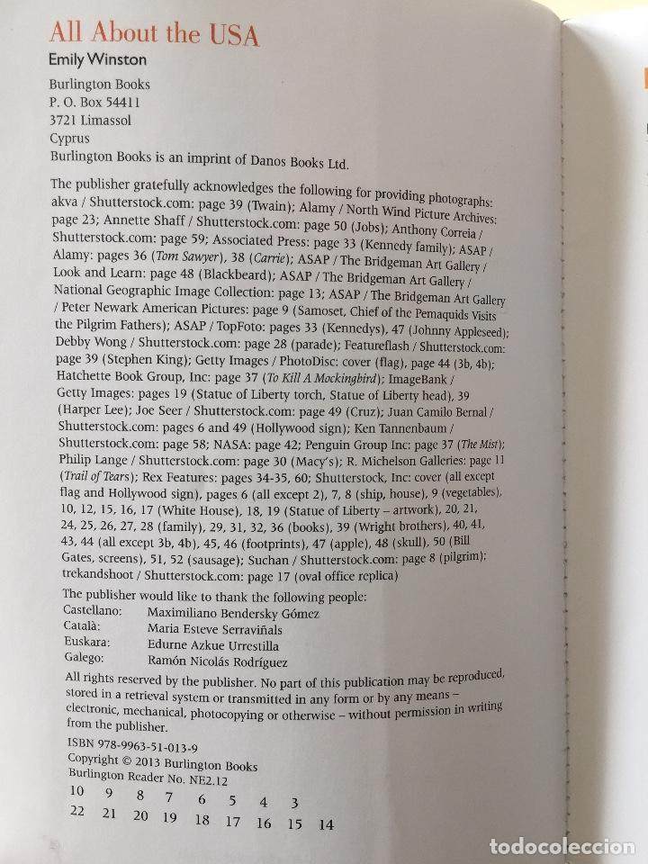 Libros de segunda mano: ALL ABOUT USA -2&ordm; ESO - EMILY WINSTON _LEY547 - Foto 3