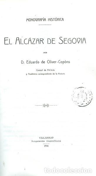 Libros de segunda mano: El Alc&aacute;zar de Segovia - Foto 2