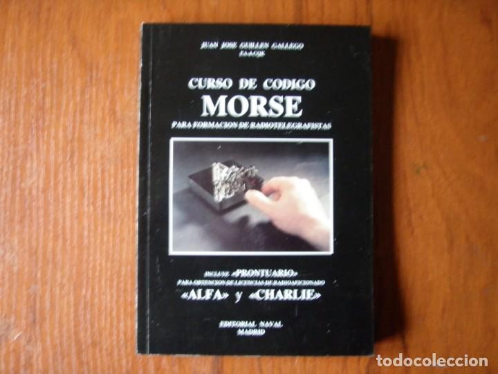 Libros de segunda mano: LIBRO CURSO DE C&Oacute;DIGO MORSE EDITORIAL NAVAL - Foto 1