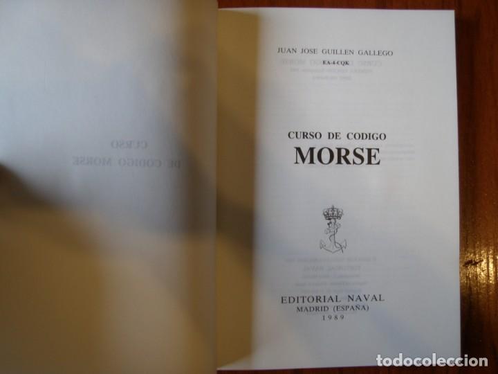 Libros de segunda mano: LIBRO CURSO DE C&Oacute;DIGO MORSE EDITORIAL NAVAL - Foto 2