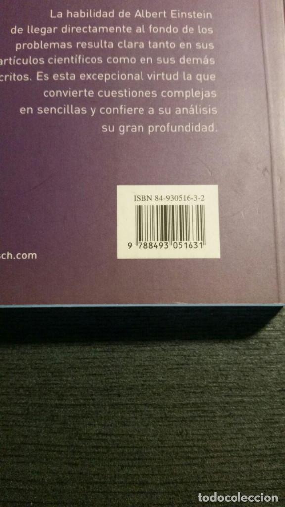 Libros de segunda mano: ALBERT EINSTEIN - MIS IDEAS Y OPINIONES - ANTONI BOSCH - Foto 5