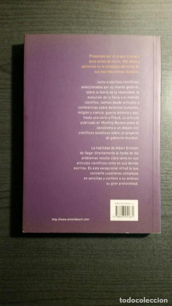 Libros de segunda mano: ALBERT EINSTEIN - MIS IDEAS Y OPINIONES - ANTONI BOSCH - Foto 6