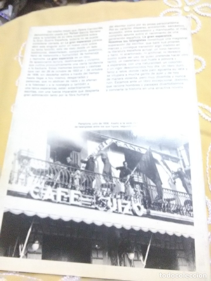 Libros de segunda mano: La gran esperanza. R. Garc&iacute;a Serrano. Planeta, 1983. 2 ed. - Foto 2