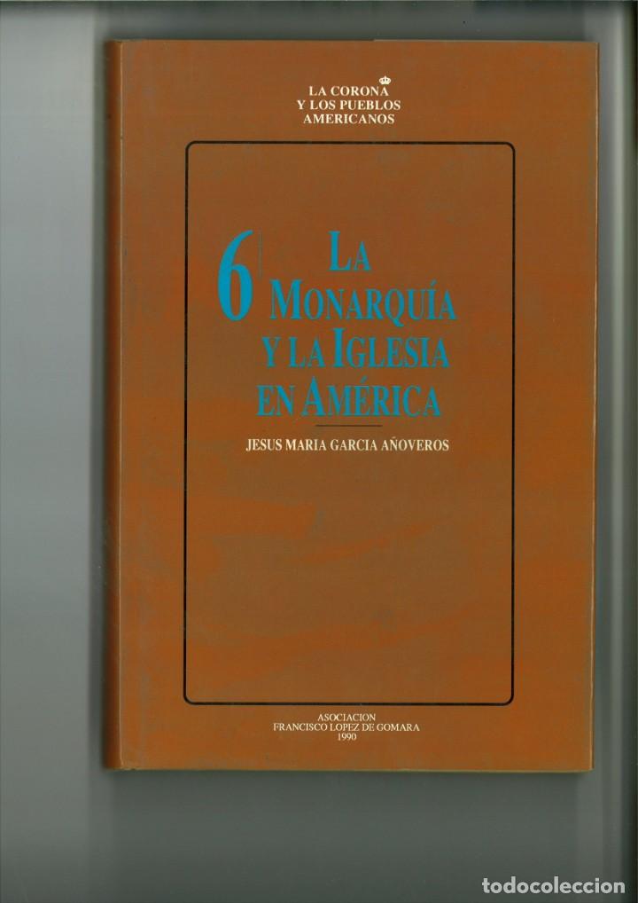 Second hand books: LA MONARQU&Iacute;A Y LA IGLESIA AMERICANA. Jos&eacute; Mar&iacute;a Garc&iacute;a A&ntilde;overos