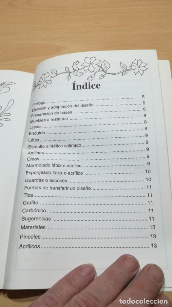 Libros de segunda mano: DISE&Ntilde;OS PARA PINTURA SOBRE MADERA -  DORA DE MARANGON - MANOS PRACTICAS - Foto 6