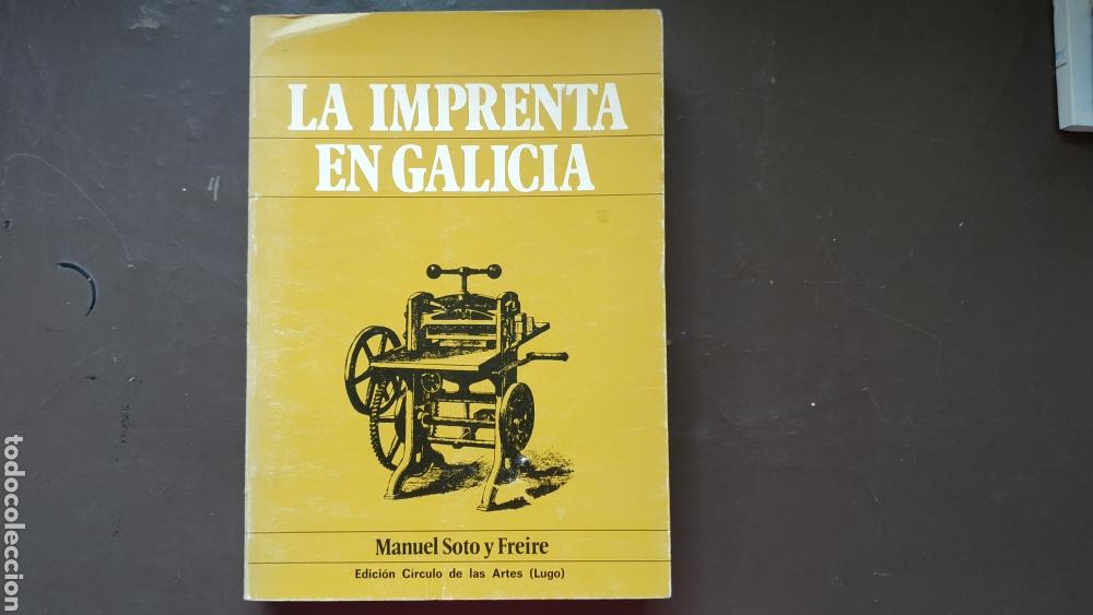 Libros de segunda mano: La imprenta en Galicia - Foto 1