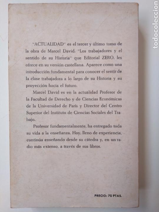Libros de segunda mano: Los trabajadores y el sentido de su historia / Marcel David - Foto 7