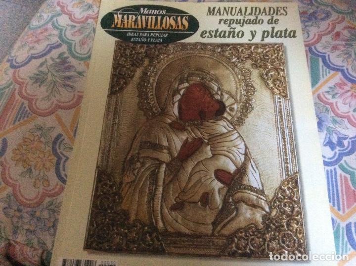 Second hand books: Manos maravillosas repujado de esta&ntilde;o y plata