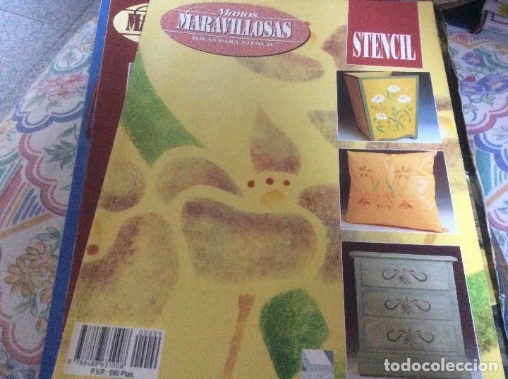 Second hand books: Manos maravillosas stencil