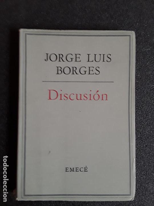 Libros de segunda mano: Borges Jorge Luis. Discusi&oacute;n. Buena prosa. - Foto 1