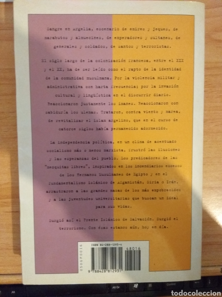 Libros de segunda mano: Sangre en Argelia. Manuel de Unciti. Ppc. - Foto 2