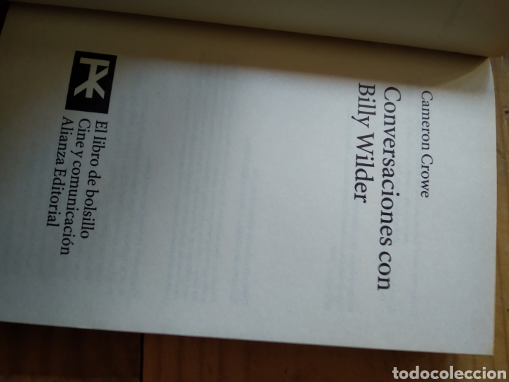 Libros de segunda mano: CONVERSACIONES CON BILLY WILDER. CAMERON CROWE #1525 - Foto 2