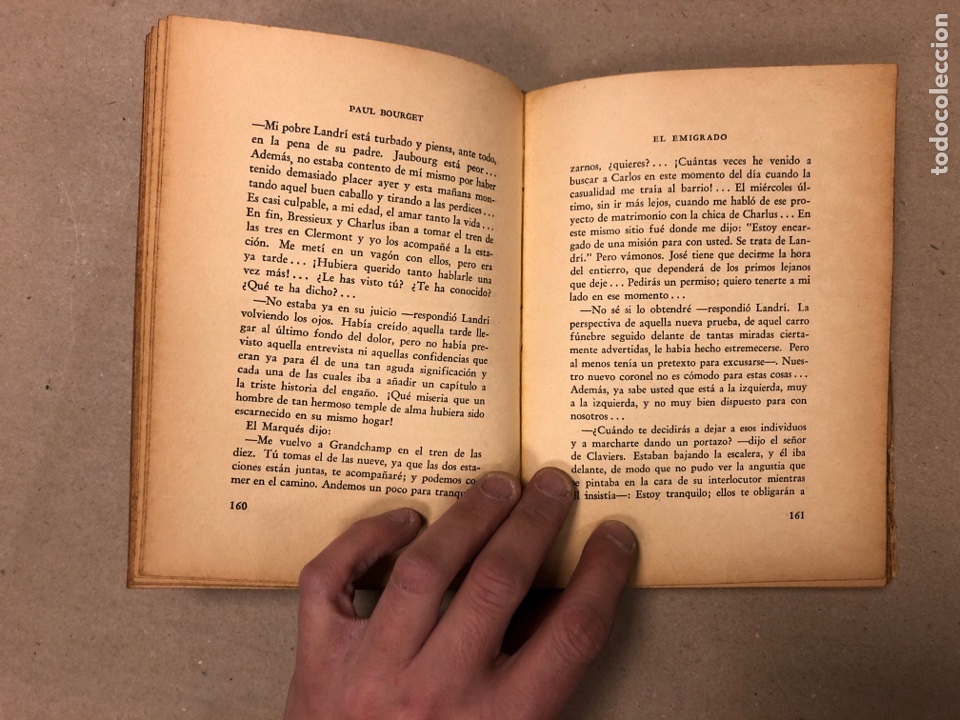 Libros de segunda mano: EL EMIGRADO. PAUL BOURGET. EDITORIAL E.M.C.A. 1945. - Foto 5