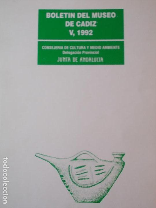Libros de segunda mano: BOLETIN DEL MUSEO DE CADIZ 1992 - Foto 1