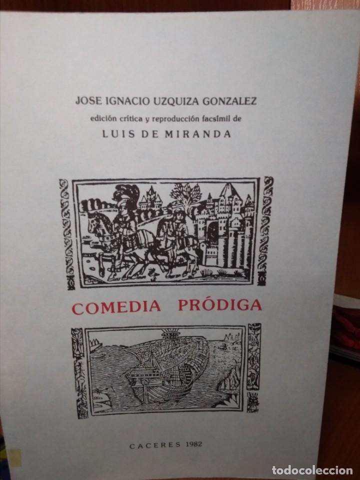 Libros de segunda mano: Comedia pr&oacute;diga. Luis de Miranda - Foto 1