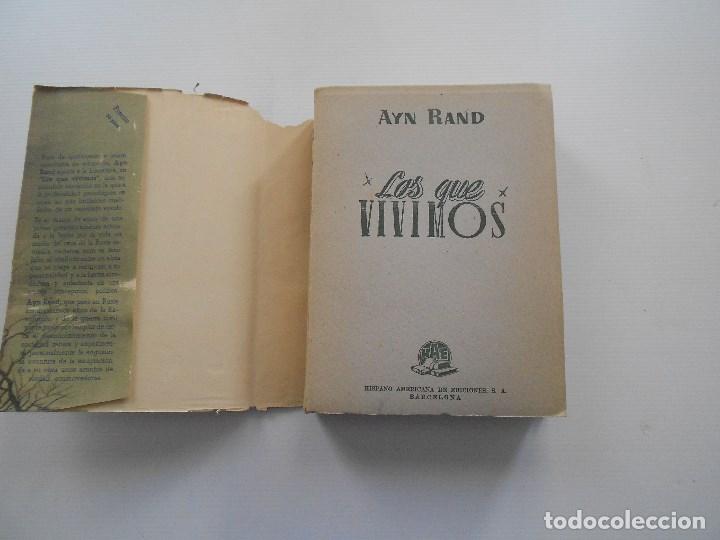 Libros de segunda mano: los que vivimos ,ayn rand,1943 - Foto 2