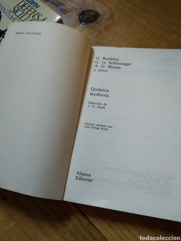 Libros de segunda mano: QU&Iacute;MICA MODERNA - BADDELEY SCHLESSINGER SHARPE #1723 - Foto 3
