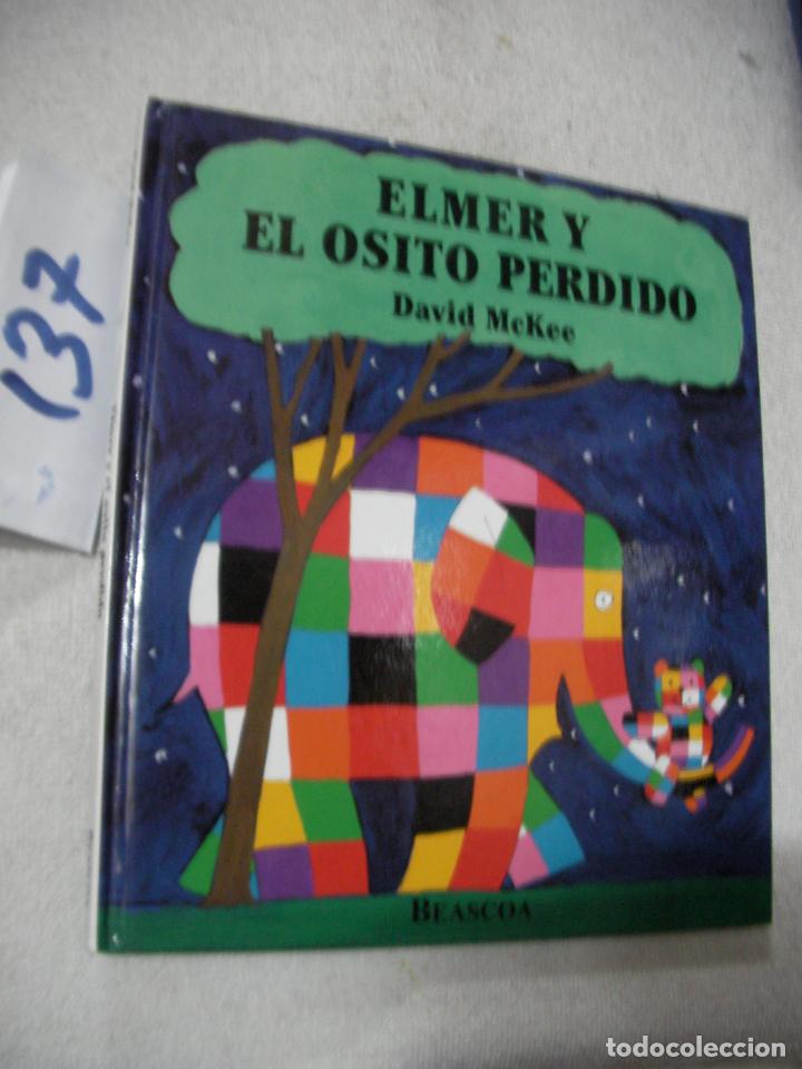 Libros de segunda mano: ELMER Y EL OSITO PERDIDO - Foto 1