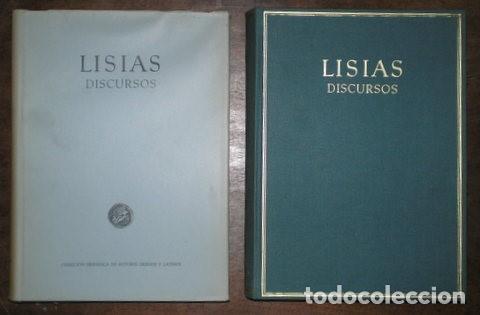 Libros de segunda mano: LISIAS:  DISCURSOS. Ed. biling&uuml;e. Alma Mater 1953 - Foto 1