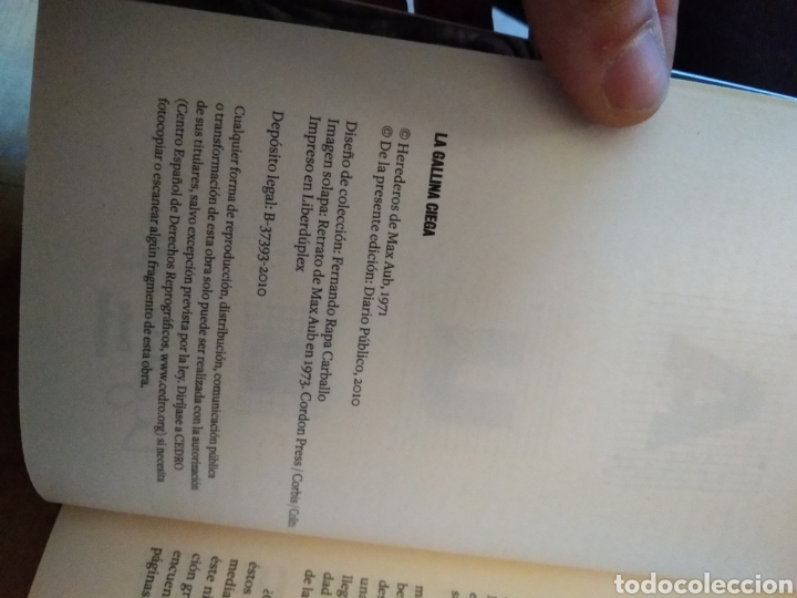 Libros de segunda mano: MAX AUB. LA GALLINA CIEGA #1775 - Foto 3