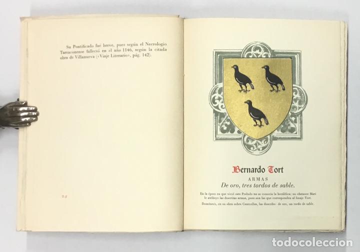 Libros de segunda mano: ARMORIAL DE LOS ARZOBISPOS DE TARRAGONA.  - GRAMUNT, Jos&eacute;. - Foto 5
