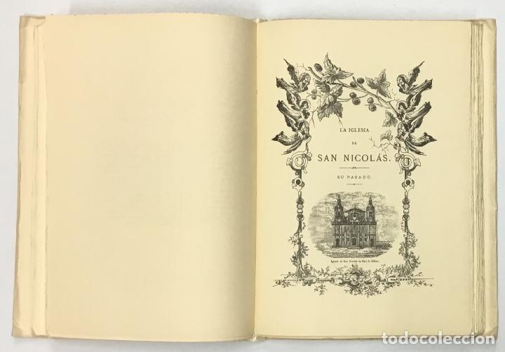 Libros de segunda mano: CUADROS DE LA VIDA BILBAINA. - ECHAVE, Alfredo de, y DELMAS, Juan E. Edici&oacute;n de 400 ejemplares. - Foto 4