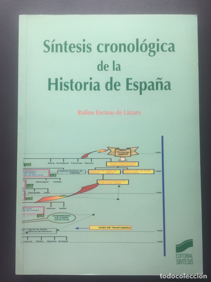 Libros de segunda mano: Sintesis cronol&oacute;gica de la historia de Espa&ntilde;a - Foto 1