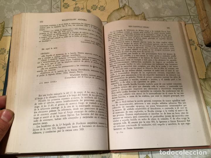 Libros de segunda mano: Antiguo libro sin capitulo final por Wladyslaw Anders a&ntilde;o 1948 - Foto 3