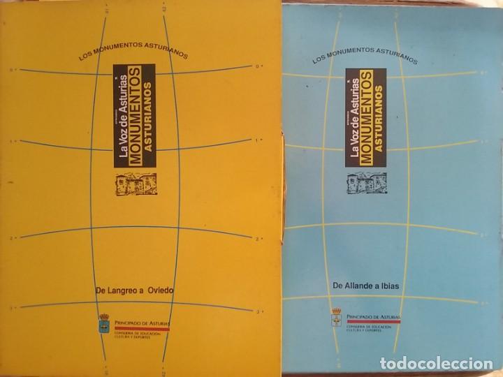 Livres d'occasion: LOS MONUMENTOS ASTURIANOS, CARPETAS DE LAMINAS NUMEROS 1 Y 2 , LA VOZ DE ASTURIAS, 1991