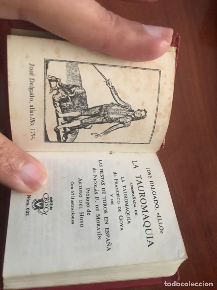 Libros de segunda mano: Libro crisol Jos&eacute; delgado illo la tauromaquia - Foto 3