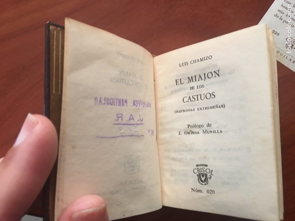 Libros de segunda mano: Libro crisol luis chamiso el migaj&oacute;n de los castuos - Foto 3