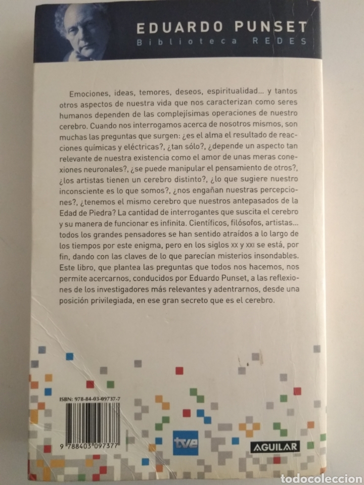 Libros de segunda mano: EL ALMA EST&Aacute; EN EL CEREBRO/EDUARDO PUNSET - Foto 2